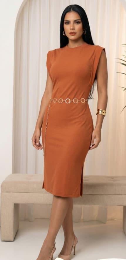 Vestido Midi Alfaiataria