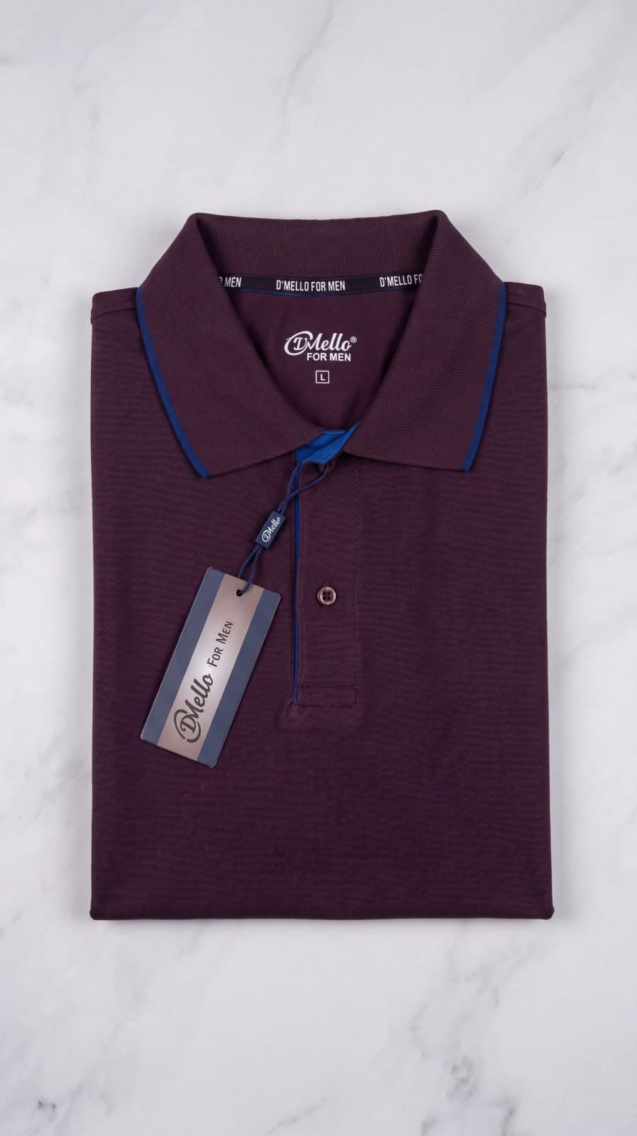 Camiseta gola polo 100% algodão