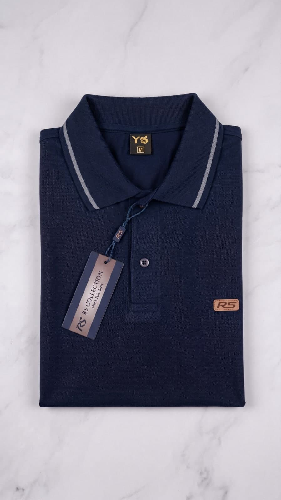 Camiseta gola polo 100% algodão