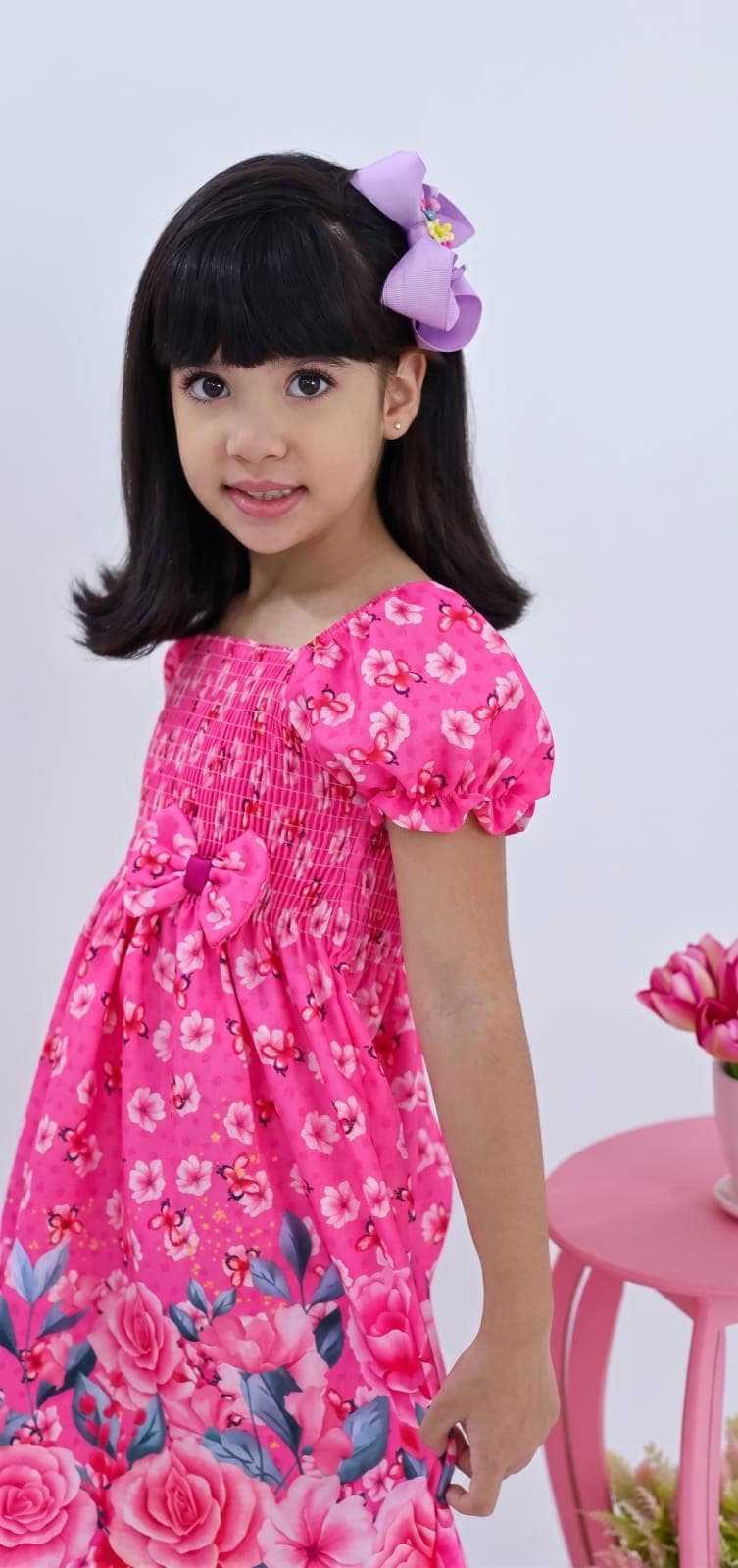 Vestido  manga bufando
