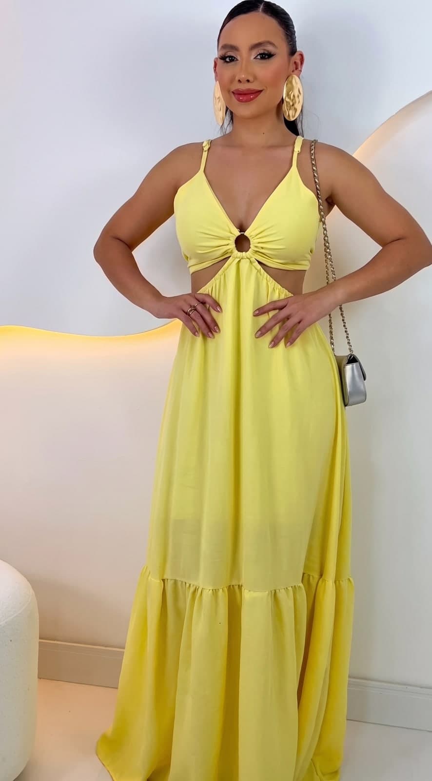 Vestido longo marroco