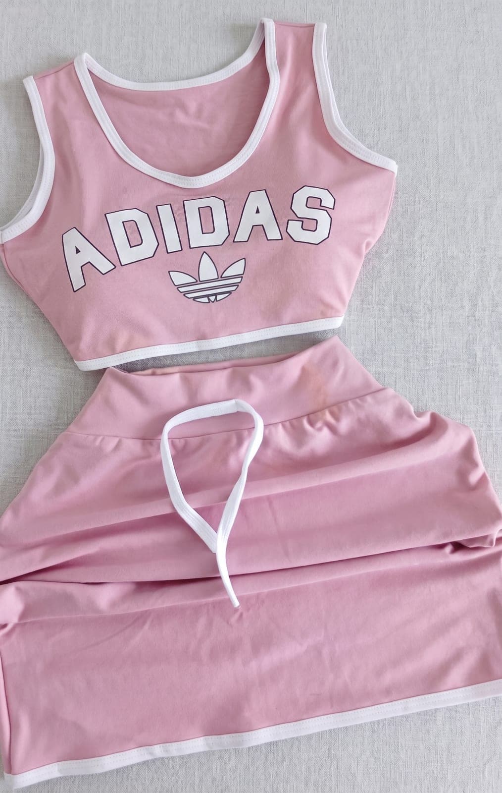 Conjunto saia Adidas poliamida
